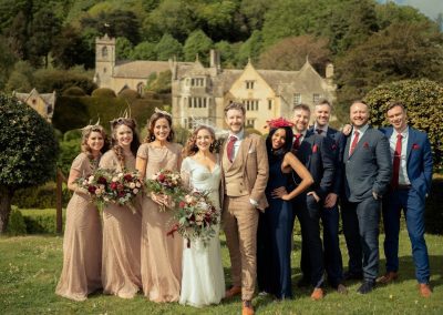 Burgundy and Blush! A May wedding at Owlpen Manor