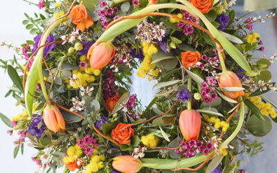 Vibrant Spring Wreath