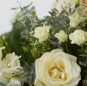The Winter Dawn - White and Ivory Hand-Tied Bouquet - Image 5
